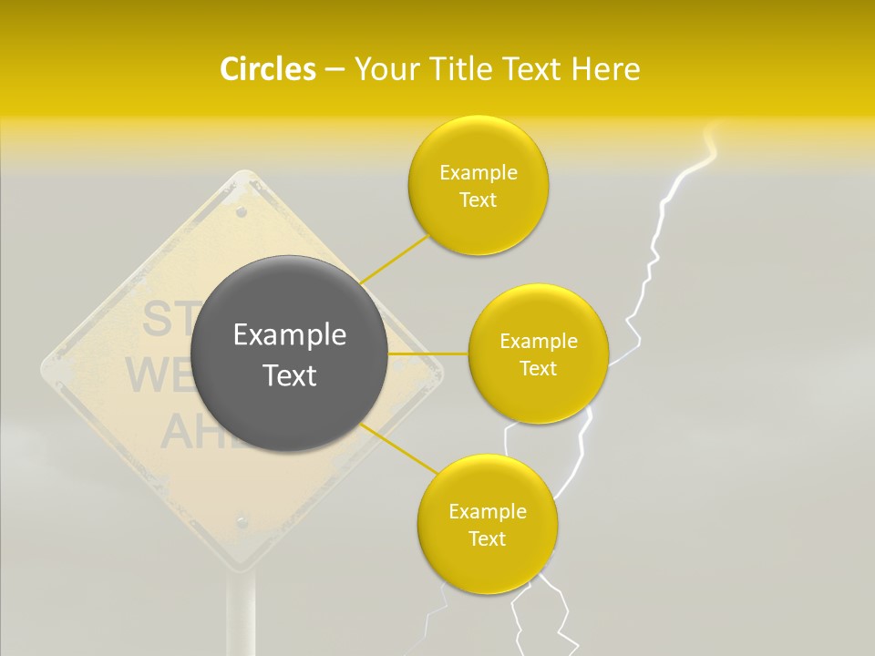 Road Gloom Energy PowerPoint Template