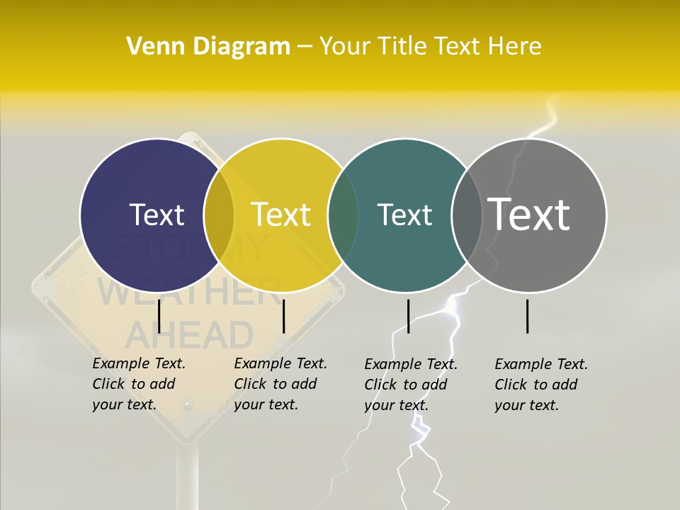 Road Gloom Energy PowerPoint Template