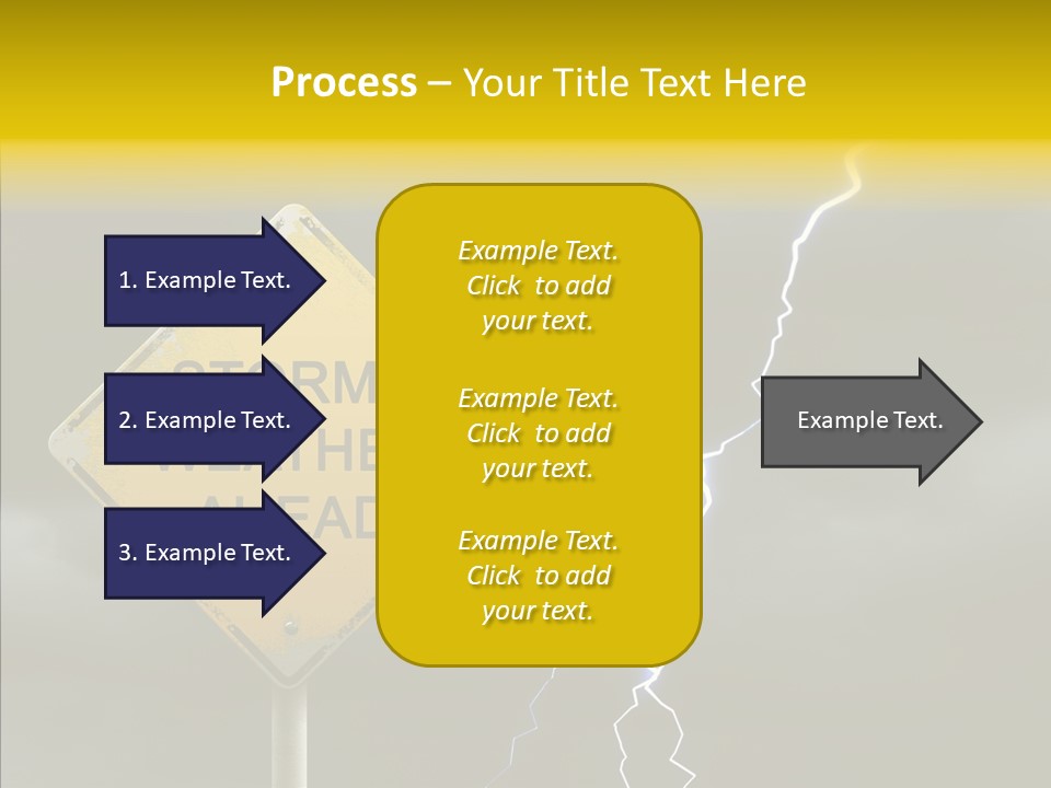 Road Gloom Energy PowerPoint Template