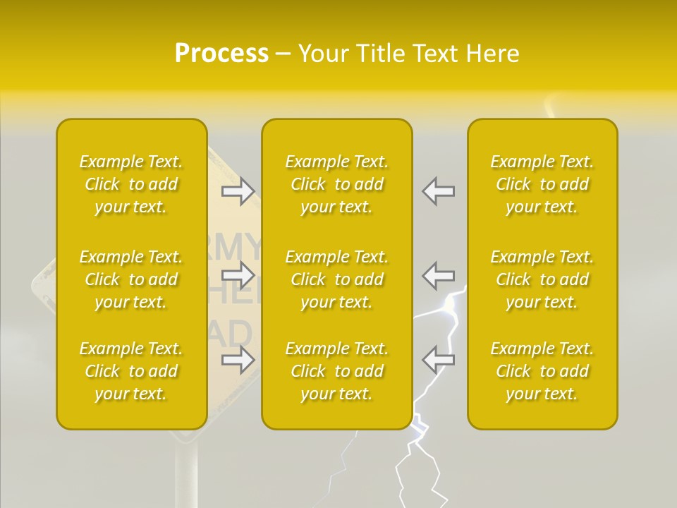 Road Gloom Energy PowerPoint Template