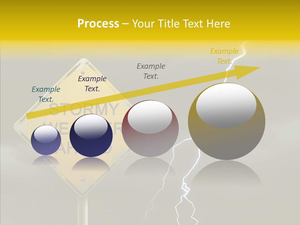 Road Gloom Energy PowerPoint Template