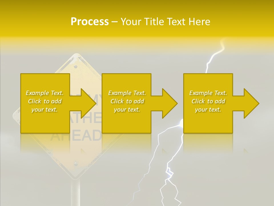 Road Gloom Energy PowerPoint Template