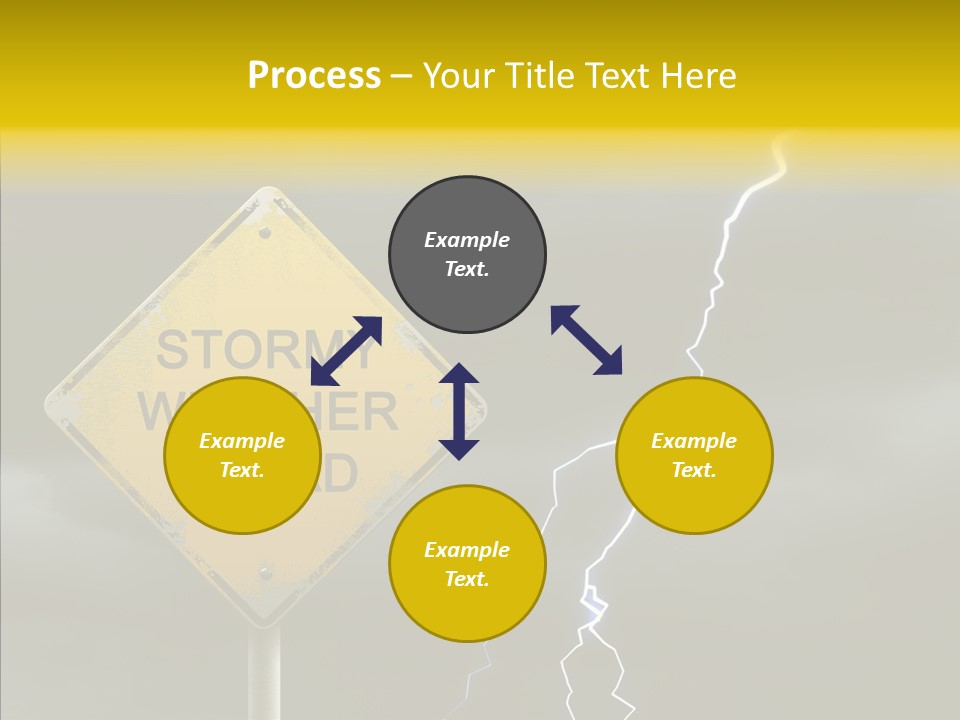 Road Gloom Energy PowerPoint Template