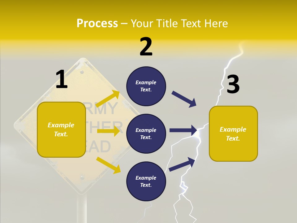Road Gloom Energy PowerPoint Template