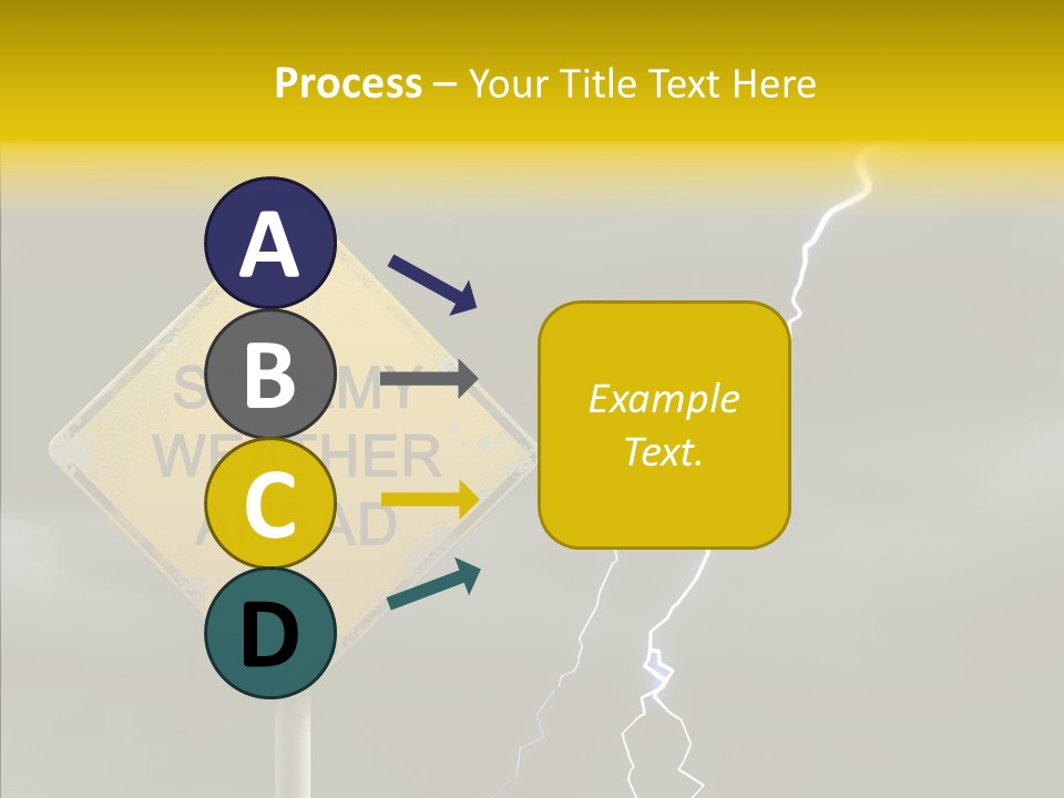 Road Gloom Energy PowerPoint Template
