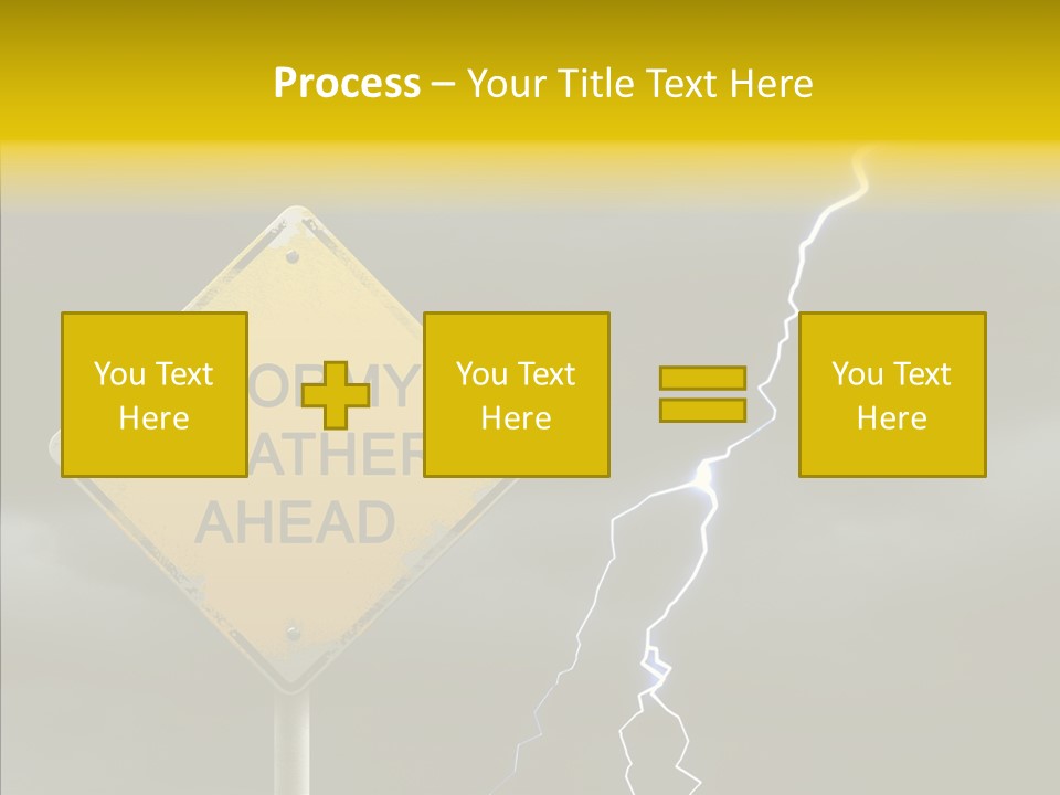 Road Gloom Energy PowerPoint Template