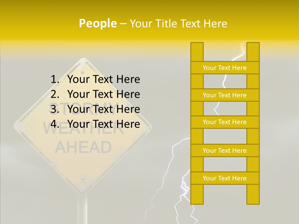 Road Gloom Energy PowerPoint Template