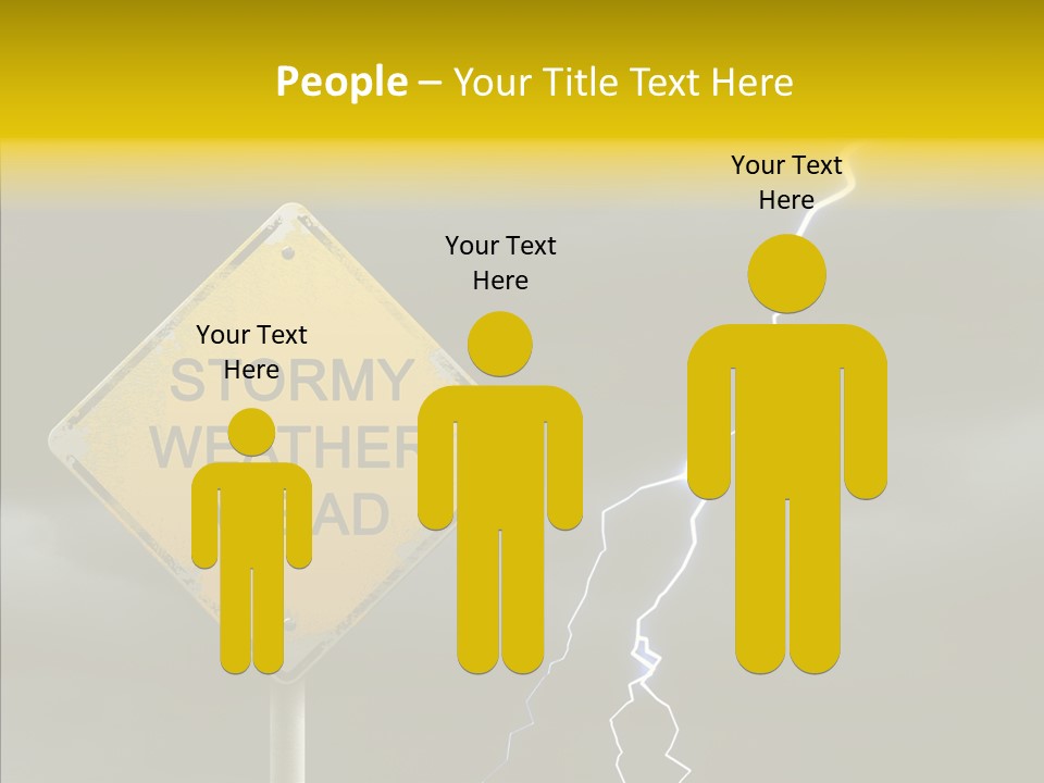 Road Gloom Energy PowerPoint Template