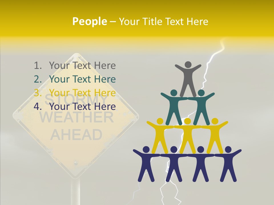 Road Gloom Energy PowerPoint Template