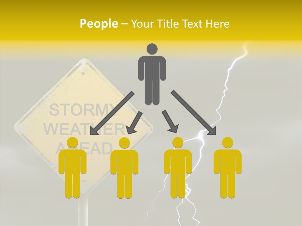 Road Gloom Energy PowerPoint Template