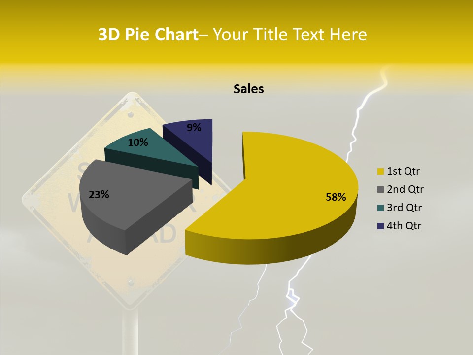 Road Gloom Energy PowerPoint Template