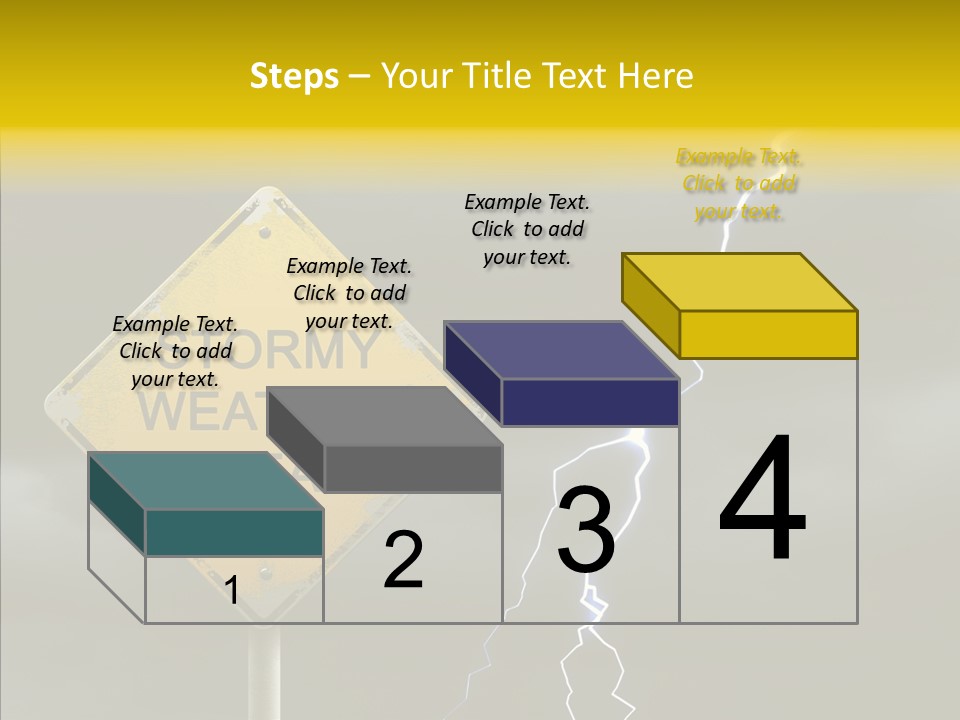 Road Gloom Energy PowerPoint Template