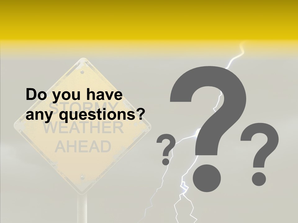 Road Gloom Energy PowerPoint Template