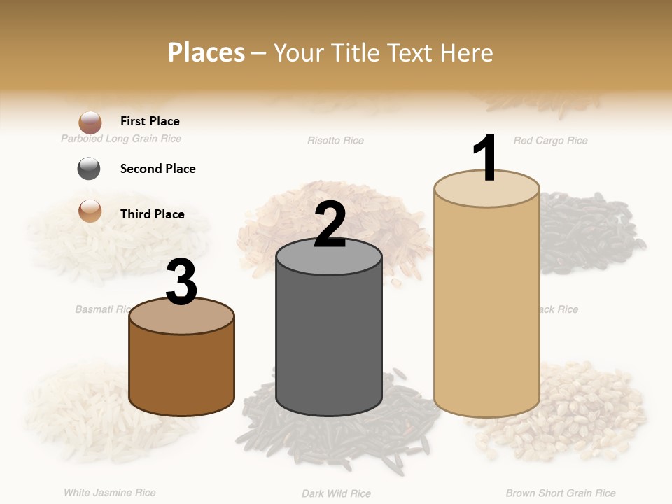 Rice Asia Pile PowerPoint Template