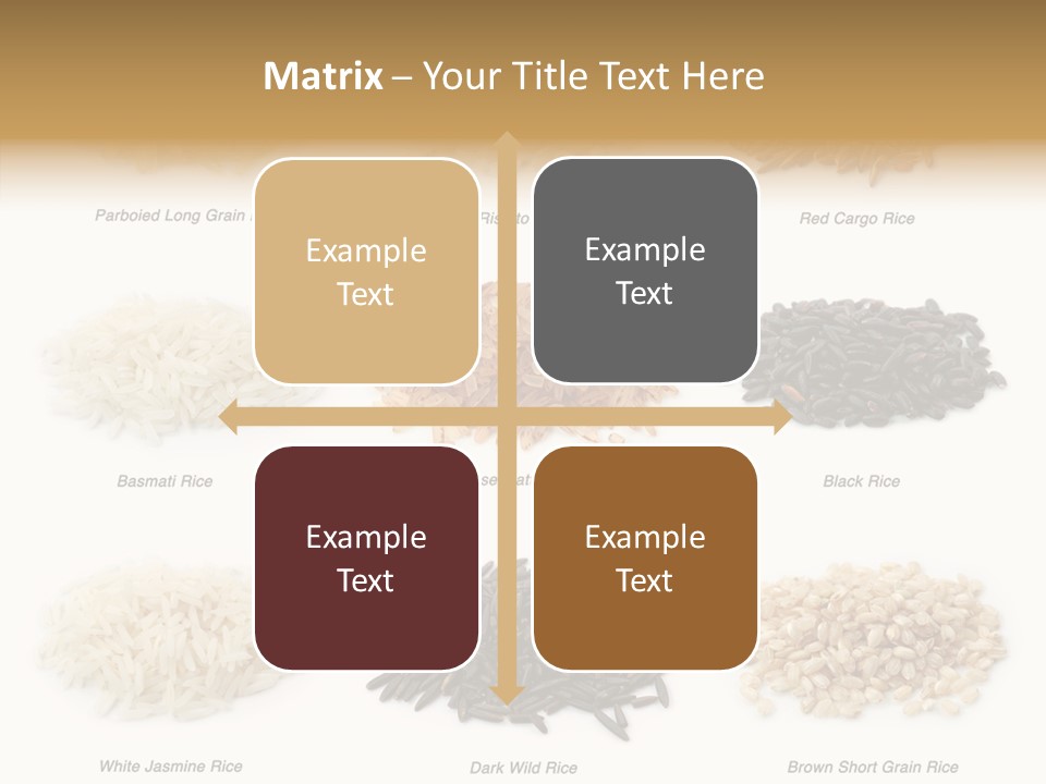 Rice Asia Pile PowerPoint Template