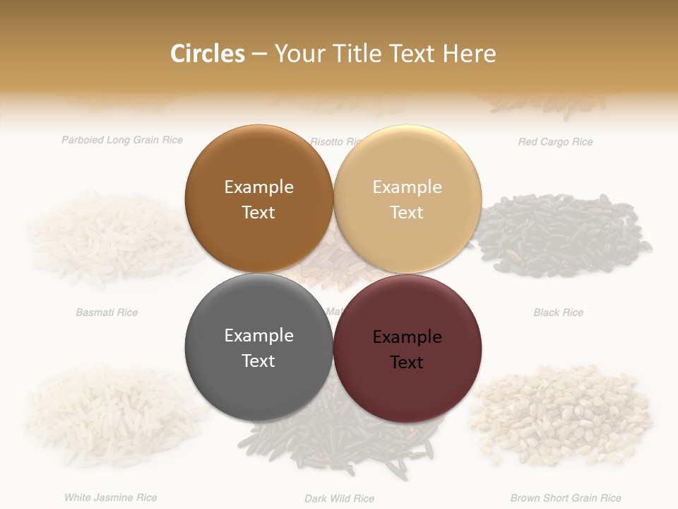 Rice Asia Pile PowerPoint Template