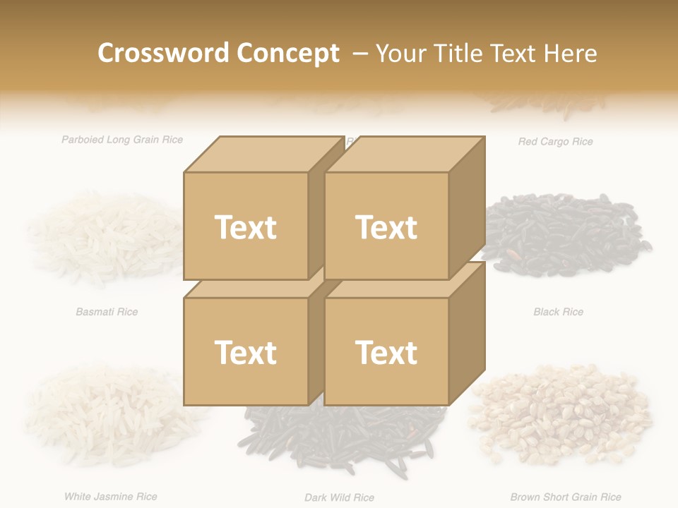 Rice Asia Pile PowerPoint Template