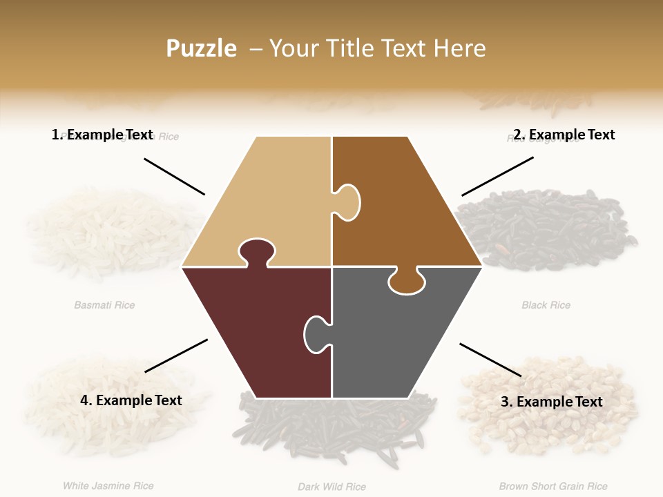 Rice Asia Pile PowerPoint Template