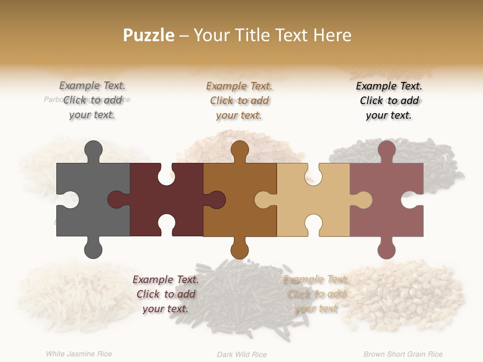 Rice Asia Pile PowerPoint Template