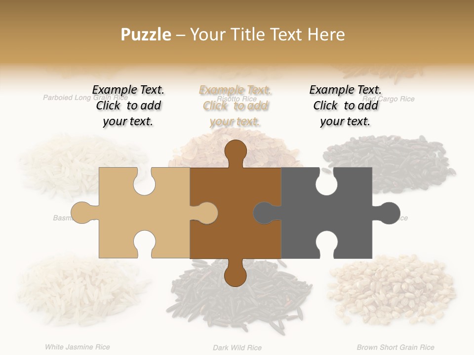 Rice Asia Pile PowerPoint Template