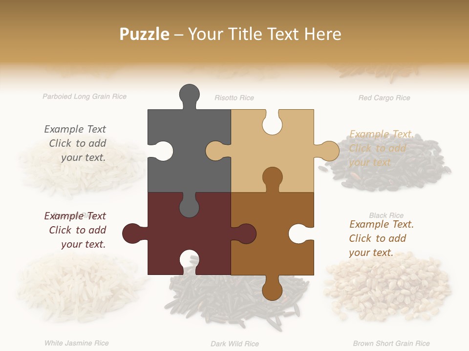 Rice Asia Pile PowerPoint Template