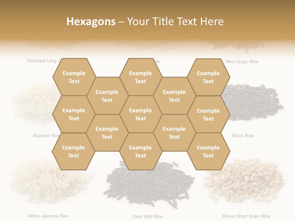 Rice Asia Pile PowerPoint Template