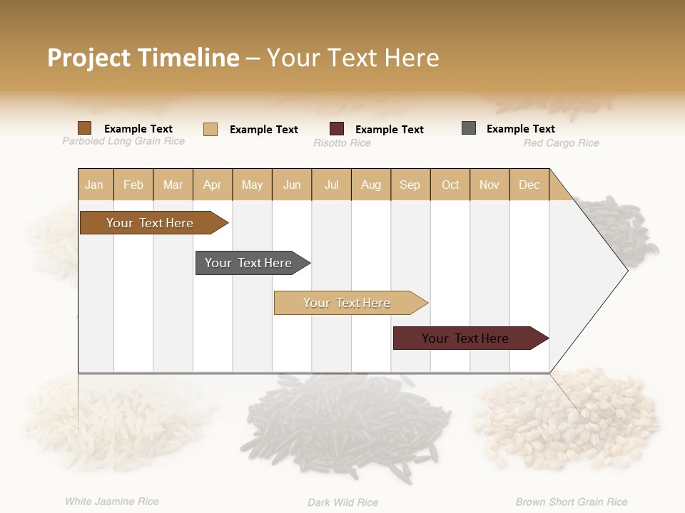 Rice Asia Pile PowerPoint Template