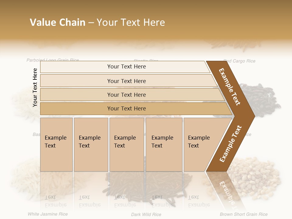 Rice Asia Pile PowerPoint Template