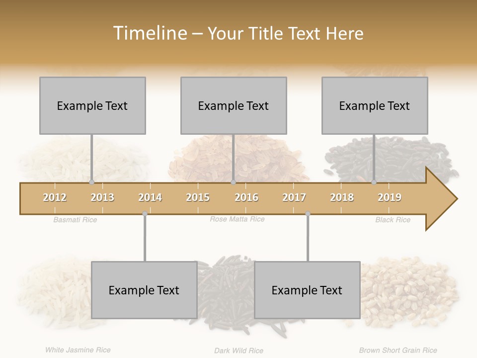 Rice Asia Pile PowerPoint Template
