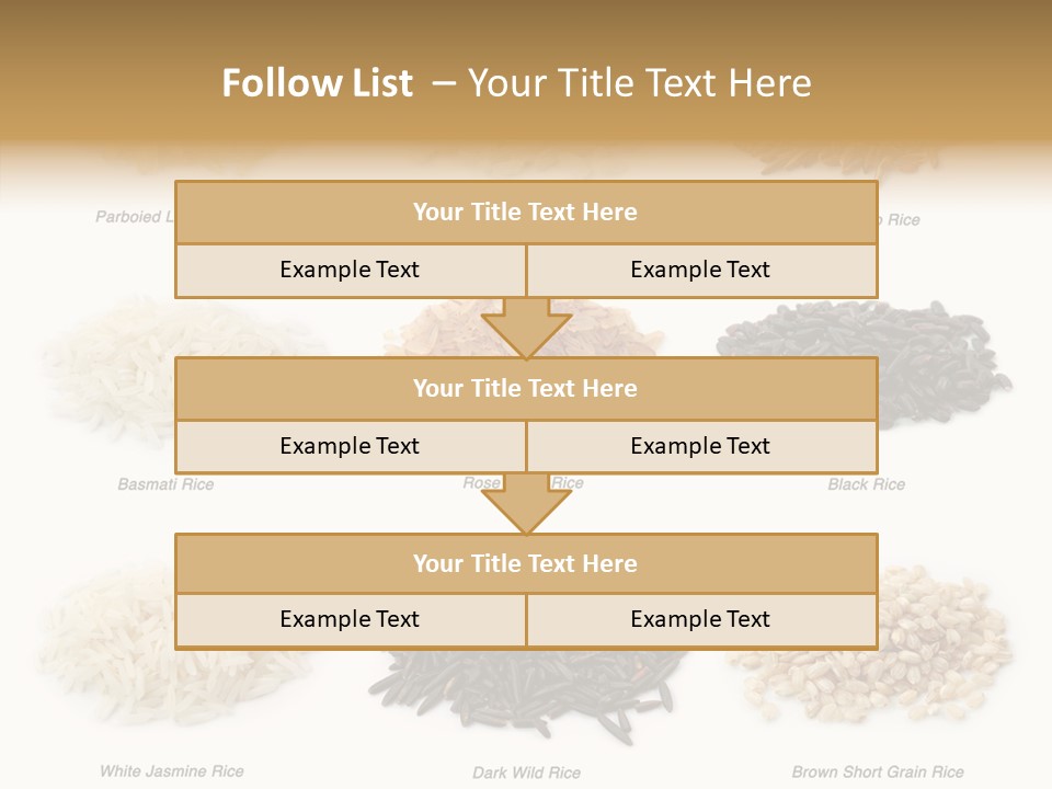 Rice Asia Pile PowerPoint Template