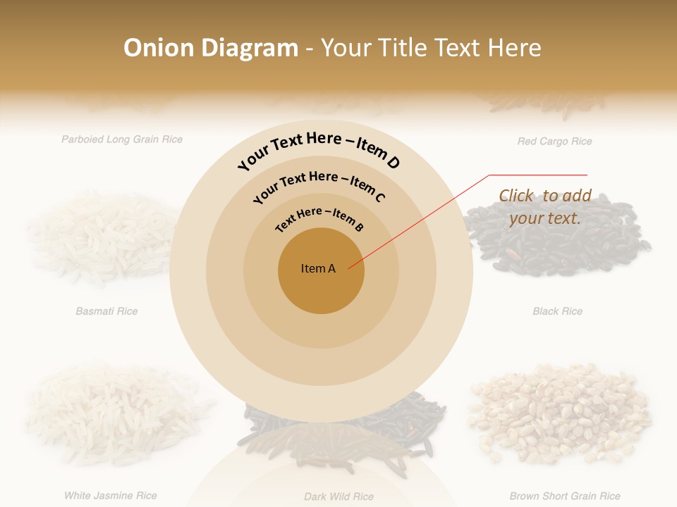 Rice Asia Pile PowerPoint Template
