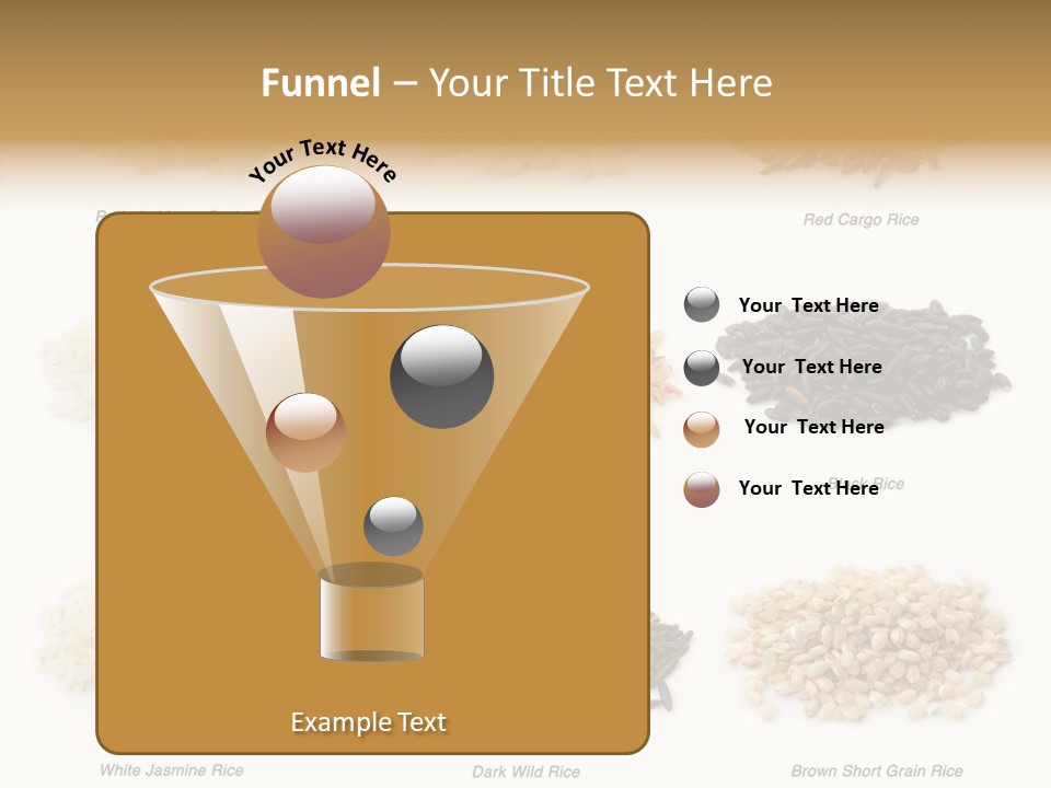 Rice Asia Pile PowerPoint Template