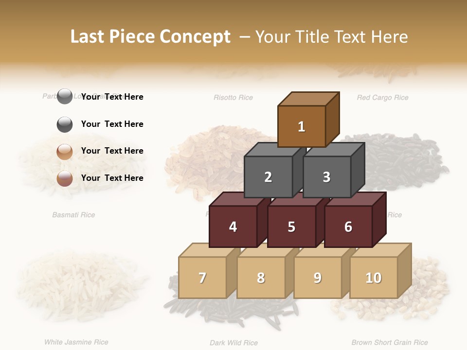 Rice Asia Pile PowerPoint Template