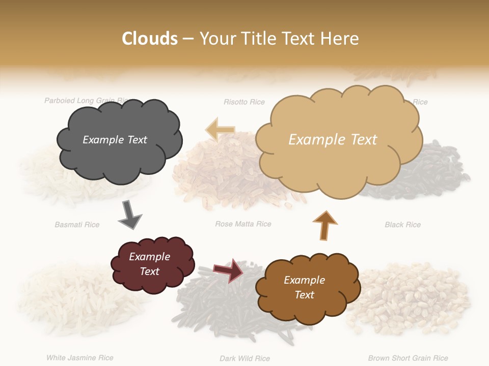 Rice Asia Pile PowerPoint Template