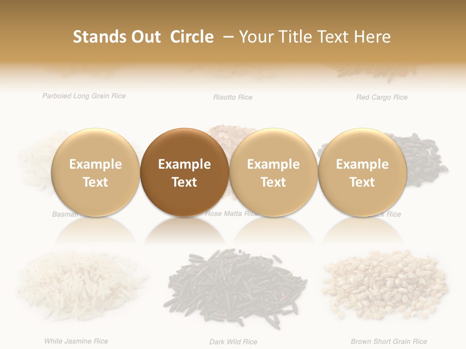 Rice Asia Pile PowerPoint Template
