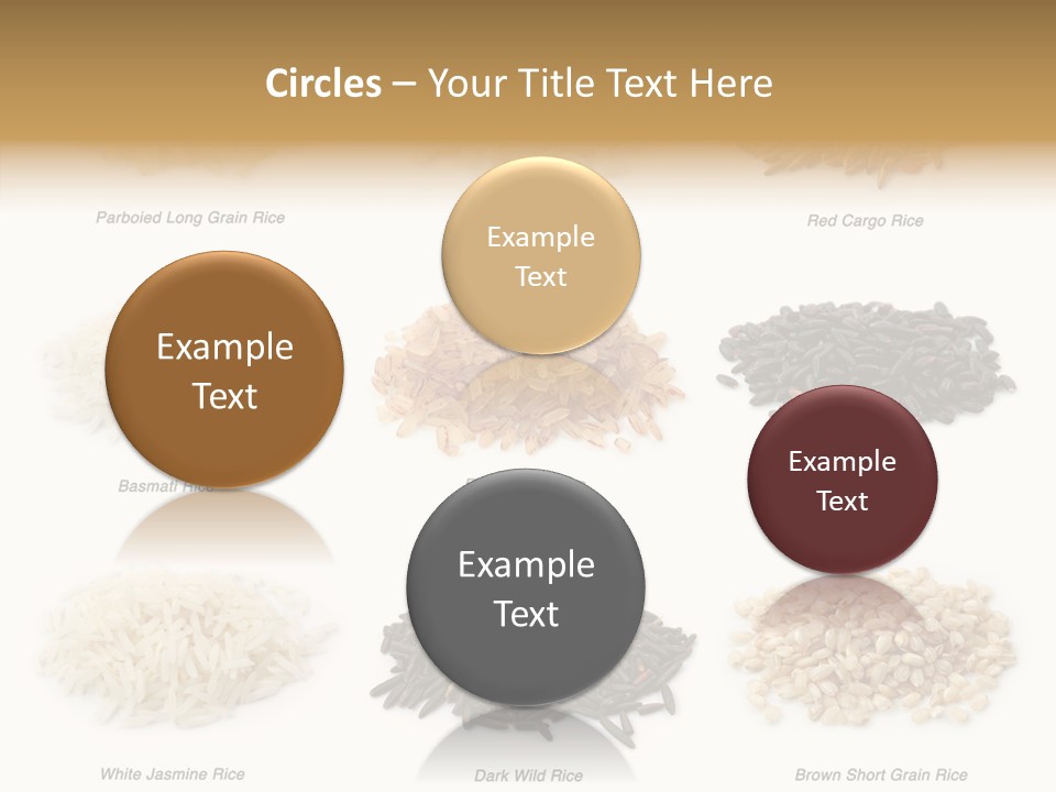 Rice Asia Pile PowerPoint Template