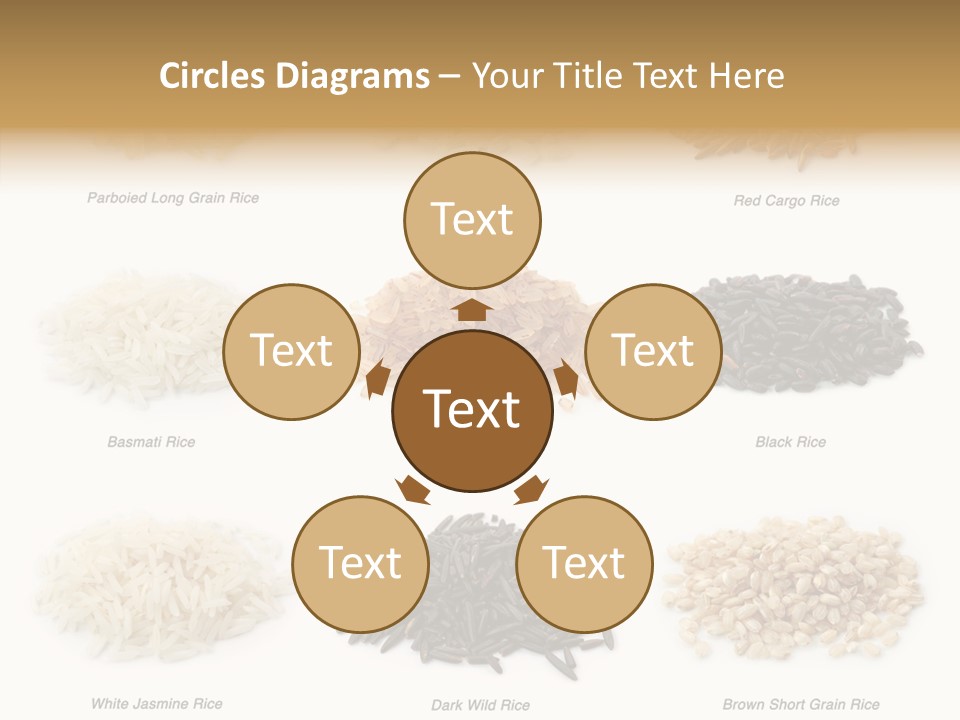 Rice Asia Pile PowerPoint Template