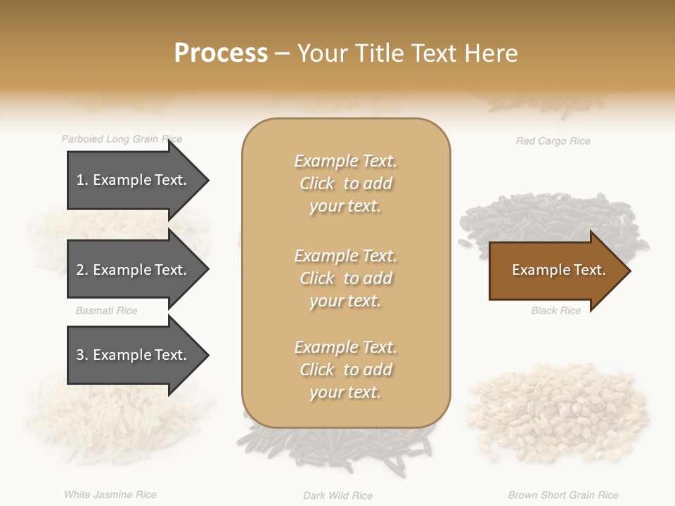 Rice Asia Pile PowerPoint Template