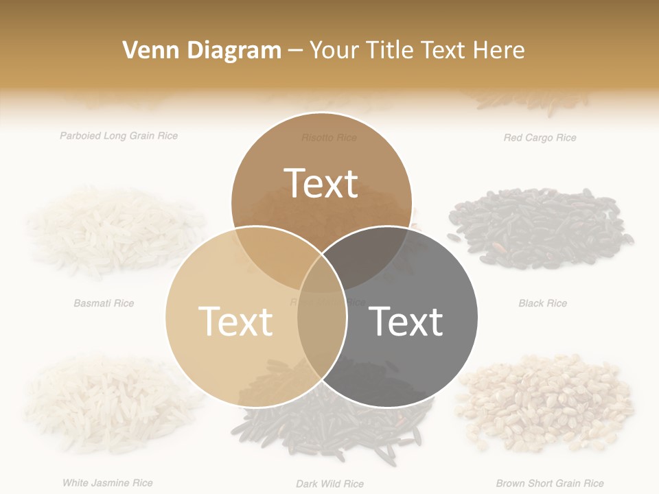 Rice Asia Pile PowerPoint Template