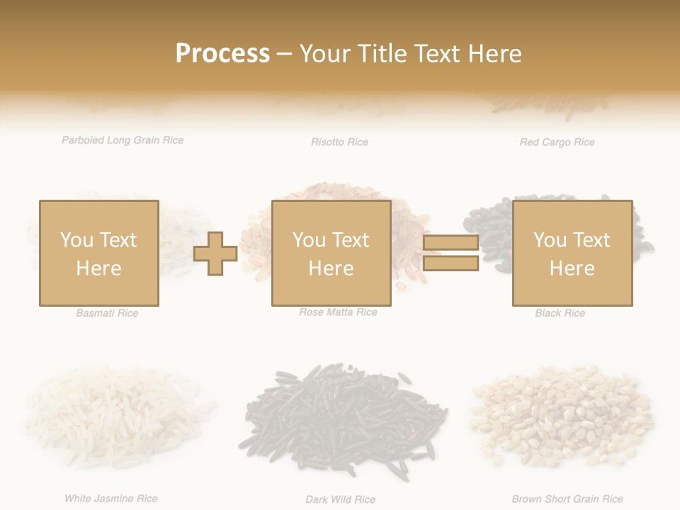 Rice Asia Pile PowerPoint Template