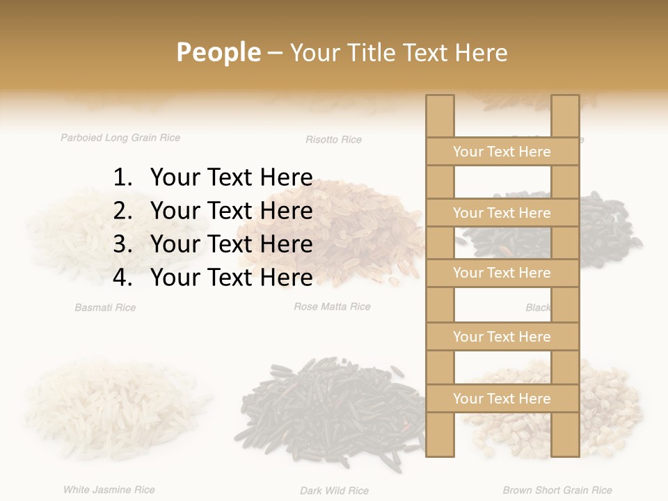 Rice Asia Pile PowerPoint Template