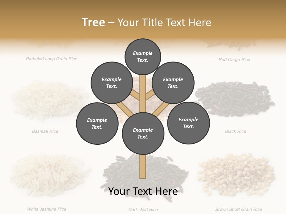 Rice Asia Pile PowerPoint Template
