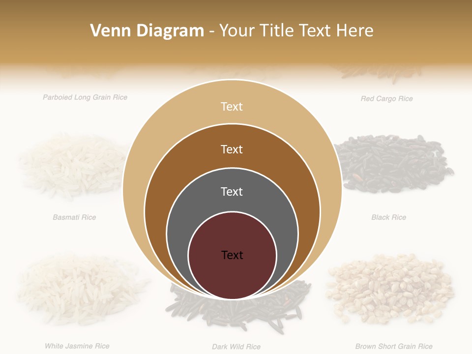 Rice Asia Pile PowerPoint Template