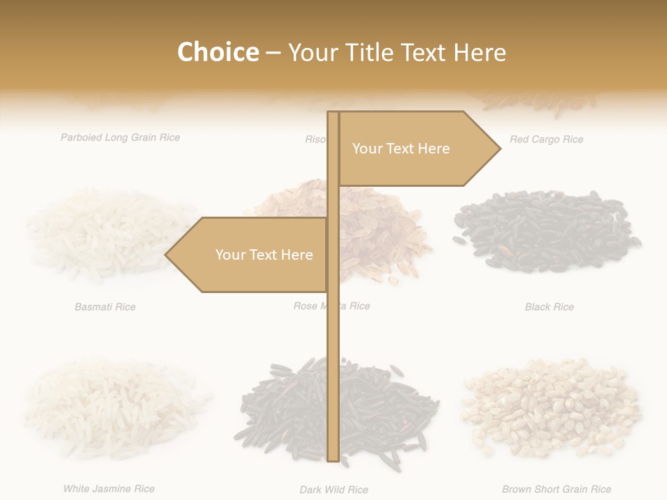 Rice Asia Pile PowerPoint Template