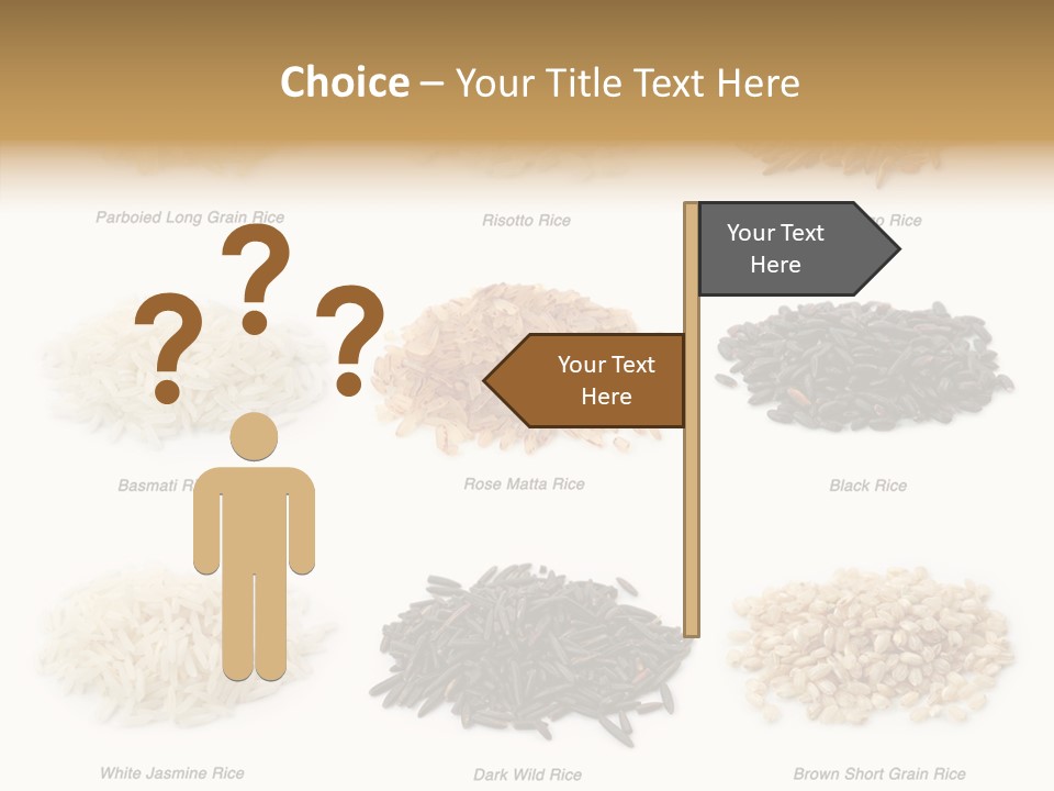 Rice Asia Pile PowerPoint Template