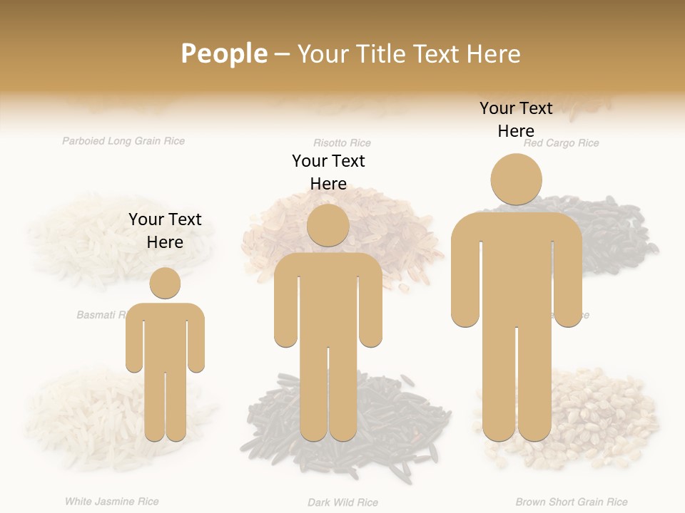 Rice Asia Pile PowerPoint Template