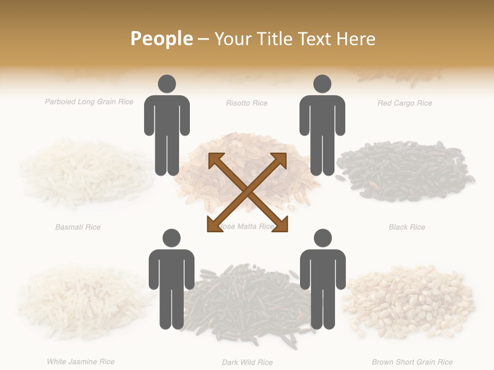 Rice Asia Pile PowerPoint Template