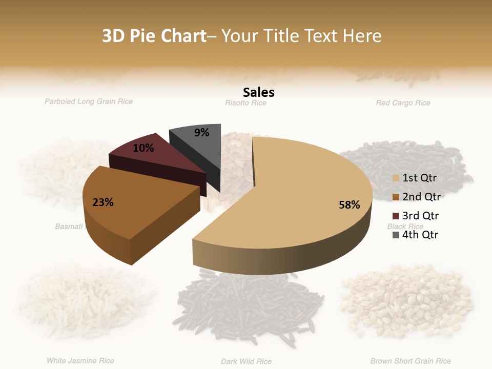 Rice Asia Pile PowerPoint Template