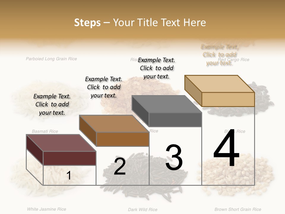 Rice Asia Pile PowerPoint Template