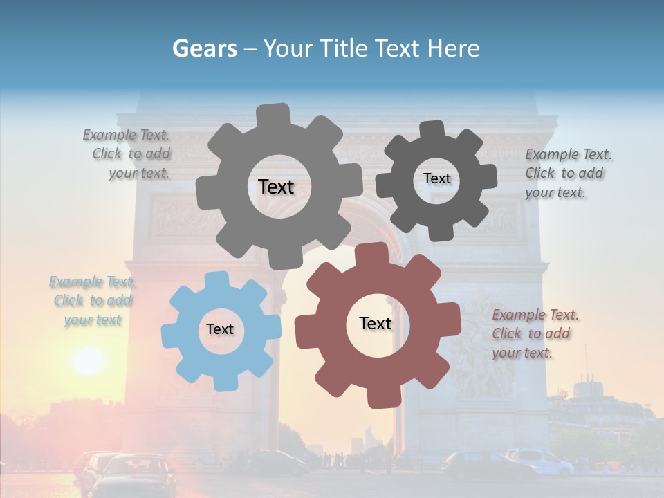 Champs Triumph Dusk PowerPoint Template